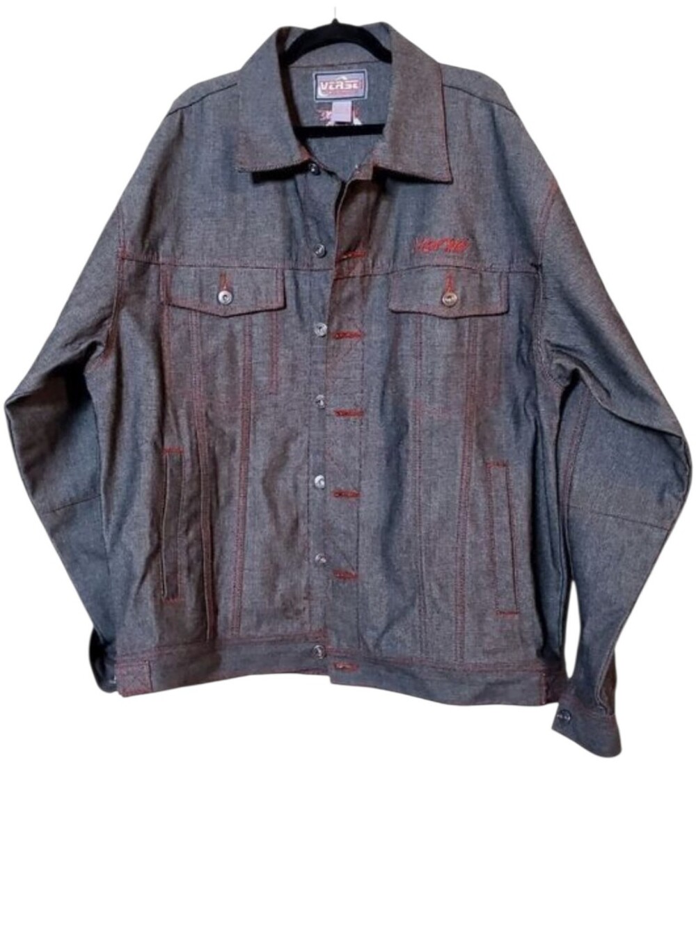 Verse USA Vintage Mens Denim Trucker Size XL